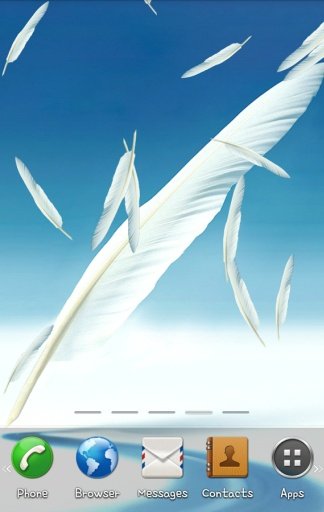Galaxy Note2 Feather LWP截图6