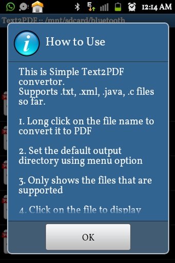 Text to PDF Converter Demo截图8