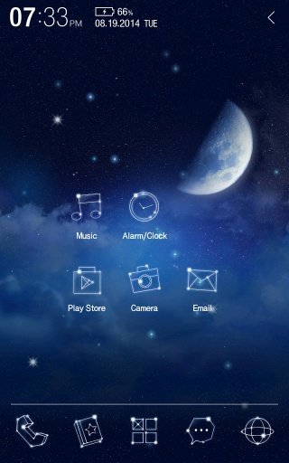 Twinkle Star Atom Theme截图6