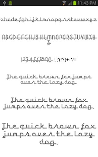 Vintage for FlipFont&reg; free截图5