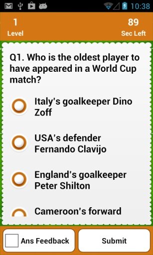 Real Football Quiz截图1