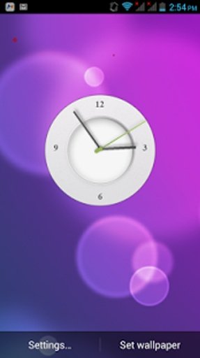 Bokeh Clock Live Wallpaper截图4