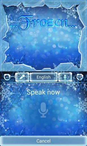 Frozen GO Keyboard Theme截图4