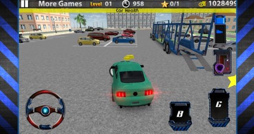 Car Transporter Truck Drive 3D截图3