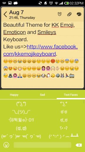 Willow Yellow - Emoji Keyboard截图3