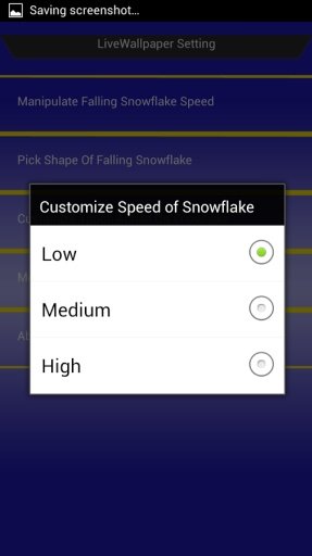 Christmas Snowfall Live Wallpaper截图2