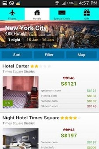 Airline Tickets &amp; Hotel Rooms截图4