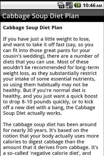 Cabbage Soup Diet截图1