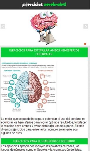 Ejercicios Cerebrales截图2