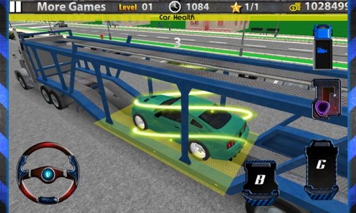 Car Transporter Truck Drive 3D截图5