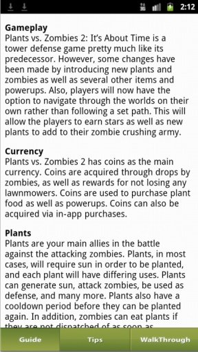 Plants vs Zombies Cheats Guide截图6