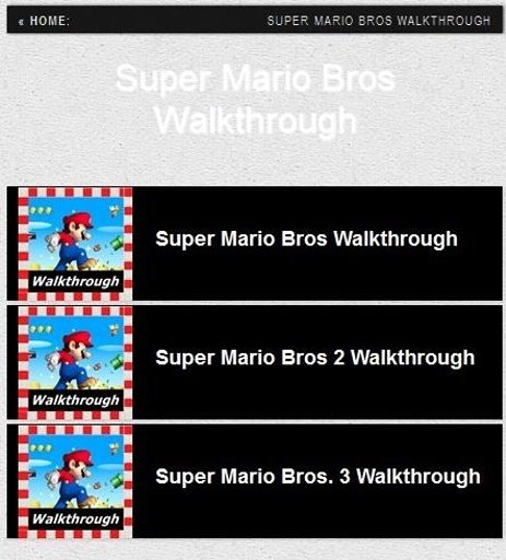 Super Mario Bros Walkthrough截图3