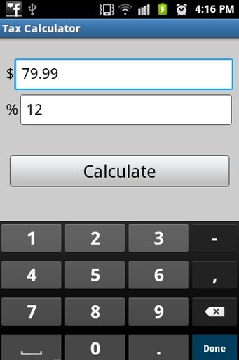 Tax Calculator截图3