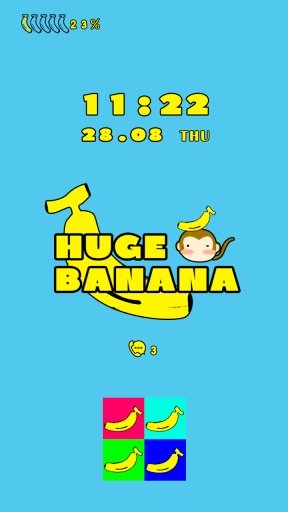 Monkey&amp;Banana Live LockerTheme截图5