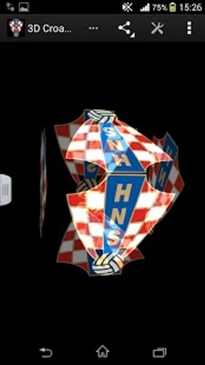 3D Croatia Football LWP截图1