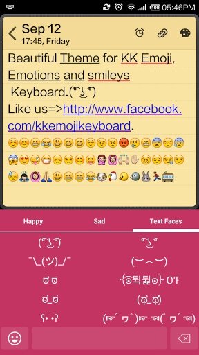 Fresh Red - Emoji Keyboard截图2