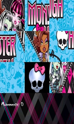 Monster High Slide Puzzle截图4