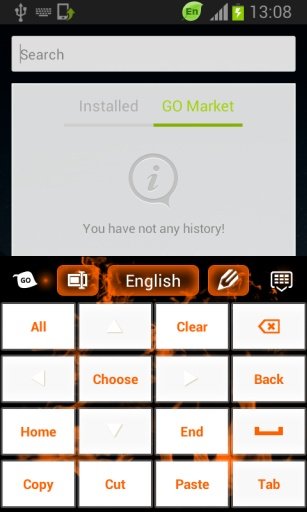 橙色火焰键盘截图6