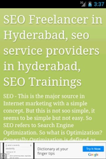 seo services and training截图1