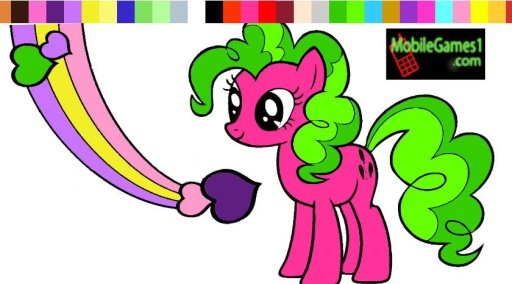 My Pony Coloring Game截图2