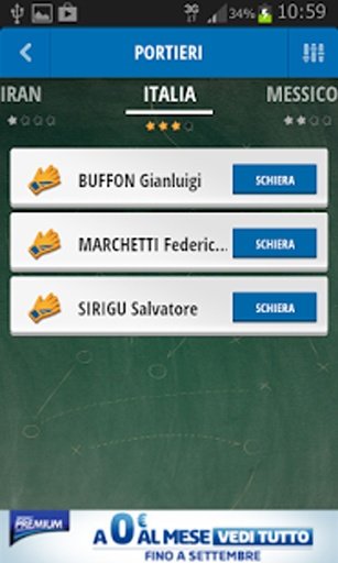 Mister Calcio Cup - Mondiali截图1