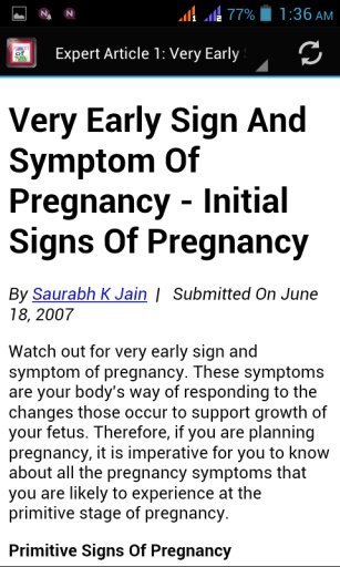 Earliest Pregnancy Symptoms截图6