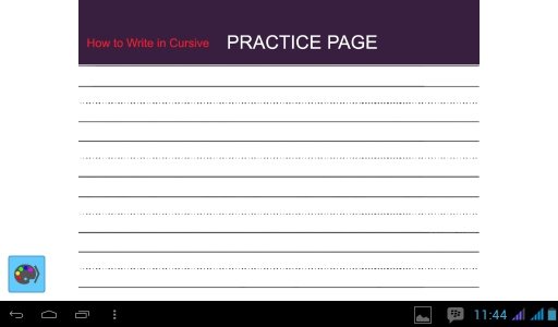 Cursive Writing Tutorials截图1