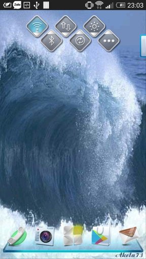 Sea Waves 3D Live Wallpaper截图1