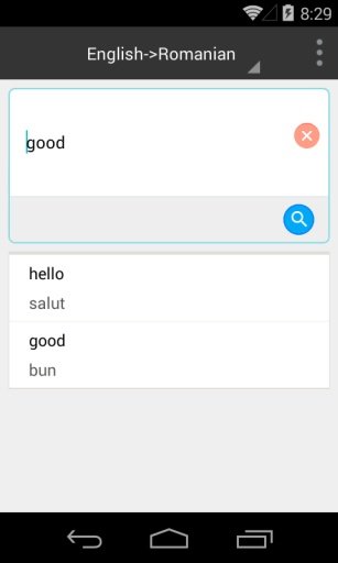 Romanian English Dictionary截图1