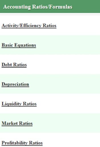 Accounting Ratios/Calculators截图2