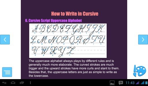 Cursive Writing Tutorials截图3