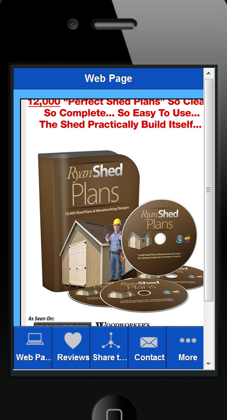 12,000 Storage Shed Plans截图2