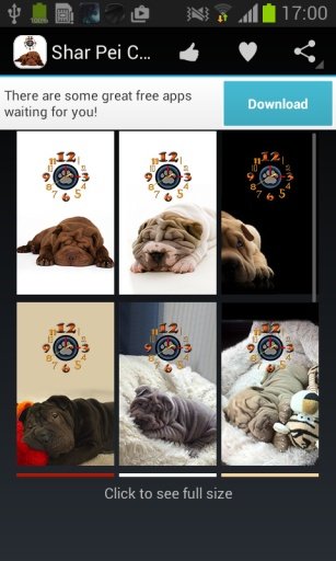 Shar Pei Clock截图1