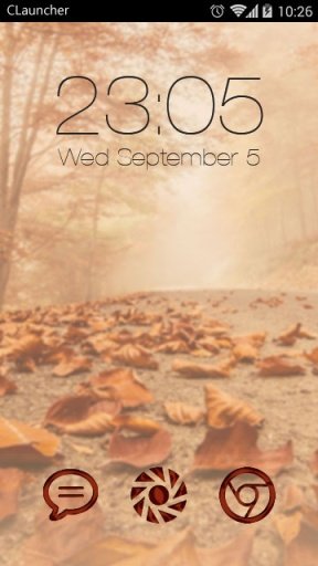 Autumn Trees C Launcher Theme截图5