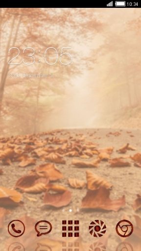 Autumn Trees C Launcher Theme截图2