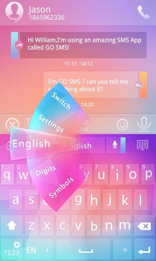 GO Keyboard Light Theme截图1