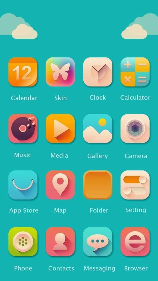 Sunshine Hola Launcher Theme截图2