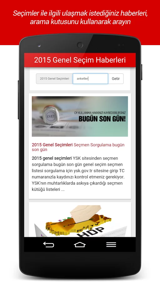 2015 Genel Seçim Haberleri截图3