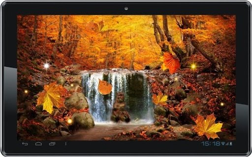 Waterfall Autumn livewallpaper截图5