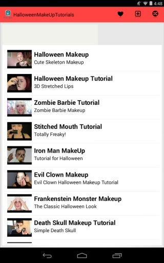 Halloween Make Up Tutorials截图1