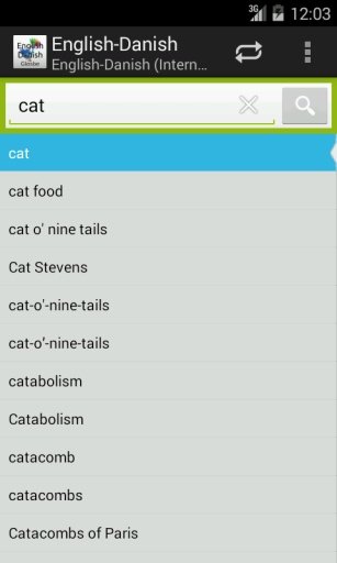 English-Danish Dictionary截图2