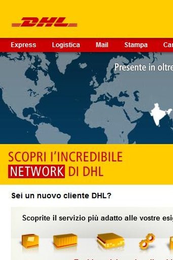 DHL Worldwide Websites截图3