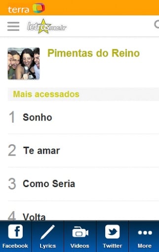 Banda Pimentas do Reino Fan截图8