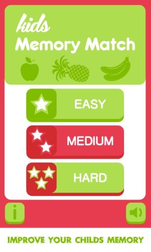 Fruits Match Memory Game截图2