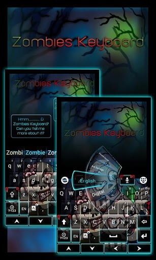 Zombies GO Keyboard Theme截图3