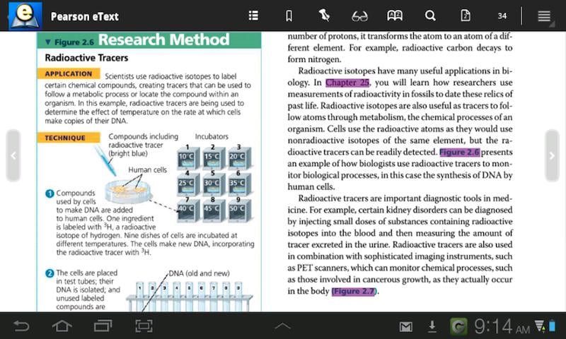 Pearson eText for Campus截图2