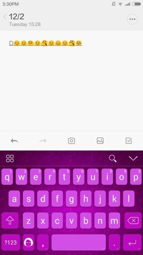 Lavender iKeyboard Theme截图4