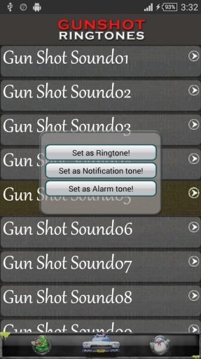 Gun Shot Ringtones截图2