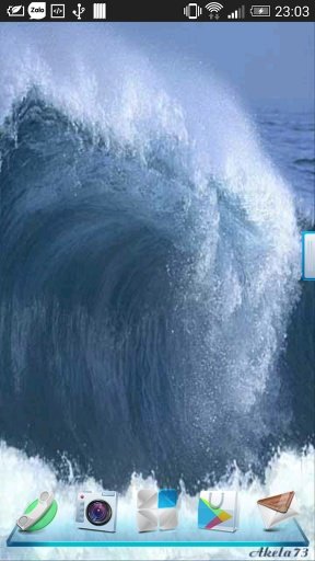 Sea Waves 3D Live Wallpaper截图3