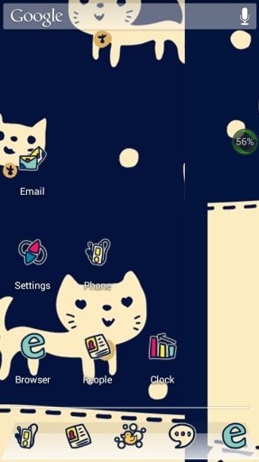 Cute Cat Theme For Galaxy S4截图1